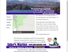 Tablet Screenshot of jakesmarine.com